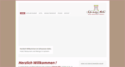 Desktop Screenshot of gasthofschwarzeradler.de